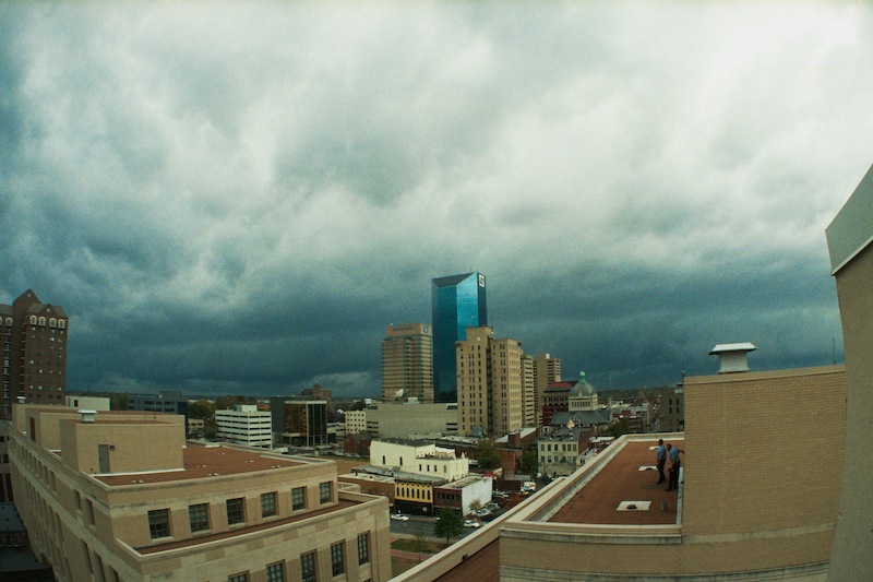 Storm approaches Lexington